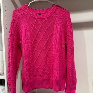 pink gap sweater